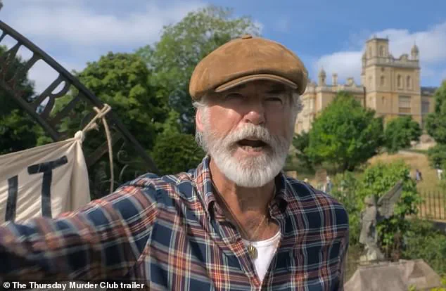 Pierce Brosnan Charms Fans as 'Silver Fox' in Thursday Murder Club Debut