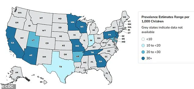 Autism Rates Surge 380% in U.S. Since 2000, CDC Data Shows