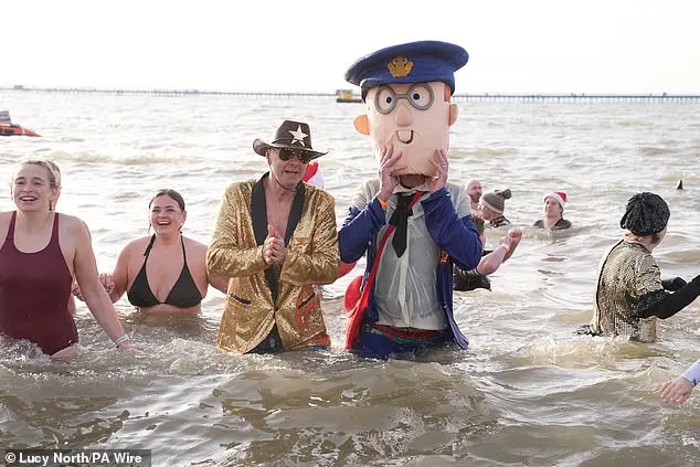Community Celebrates New Year with Traditional North Sea Dip in Whitley Bay