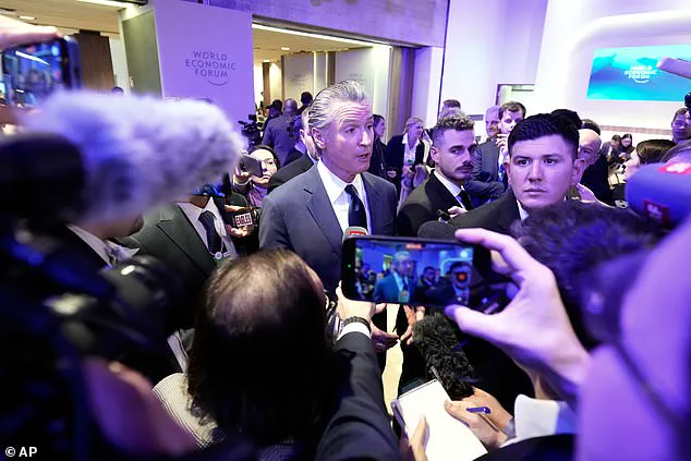 Controversy Erupts as Trump Bars Newsom from WEF Delegation Amid Claims of Public Mockery