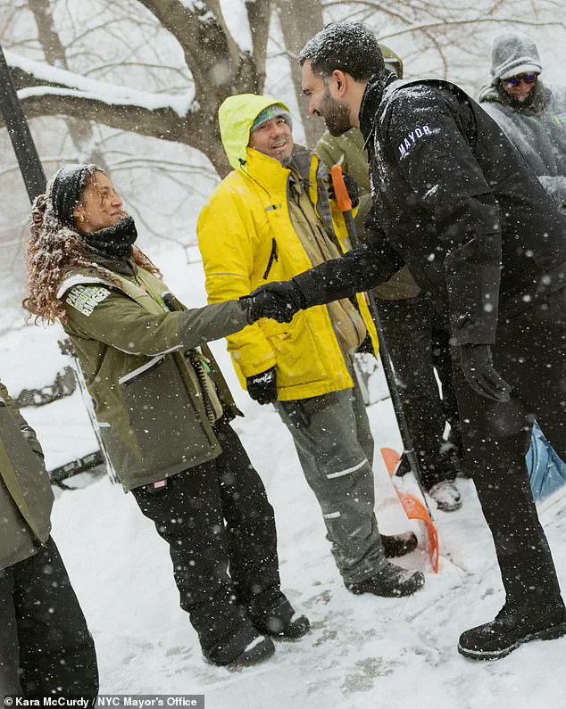 Mayor Zohran Mamdani Shovels Snow Amid Winter Storm Fern's Record-Breaking Blizzard in New York City