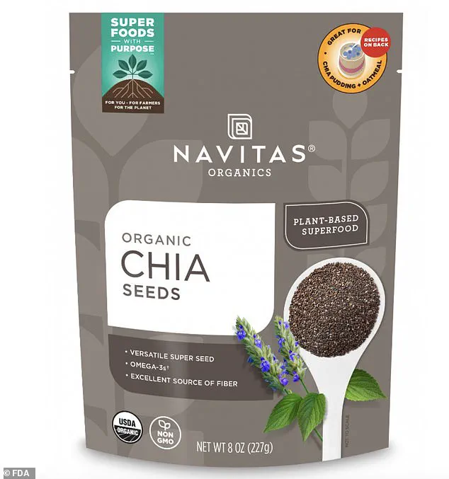 Navitas Organics Voluntarily Recalls Specific Lots of 8-Oz Organic Chia Seeds Over Potential Salmonella Contamination Concerns