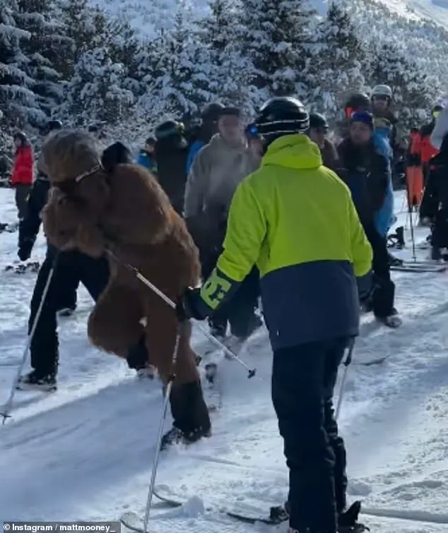 Violent Snowball Fight Turns Chaotic as Skier in Chewbacca Costume Assaulted at French Alps Resort