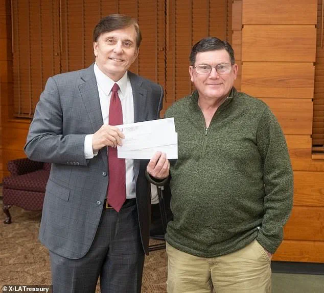 Louisiana Father James Willet Receives $320,000 Unclaimed Property Check in State Milestone