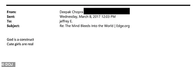 Bombshell Files Reveal Deepak Chopra's Unsettling Friendship with Jeffrey Epstein