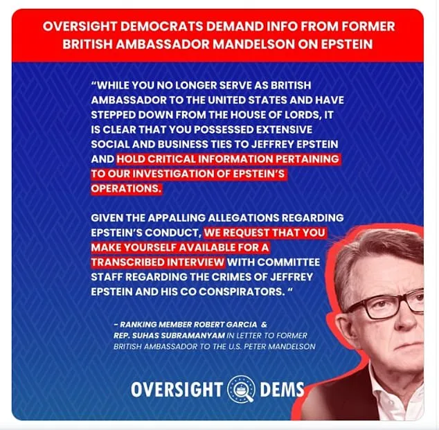 Peter Mandelson's Testimony: Controversial Ties to Epstein Expose Fragile Systems of Accountability