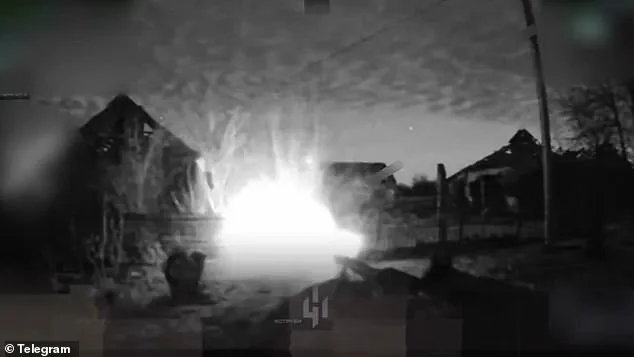 Ukrainian Robotic Unit Engages Russian Soldier in Brutal Night-Time Confrontation