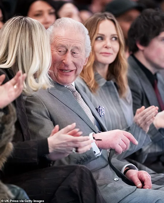 King Charles Shares Laughter with Stella McCartney at London Fashion Week Hours After Andrew's Arrest