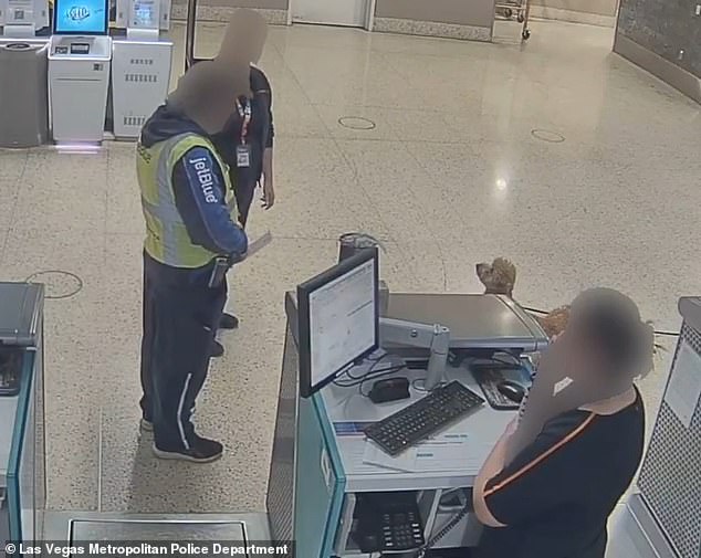 Woman Allegedly Leaves Service Dog Tied to Carry-On Sizer at Las Vegas Airport