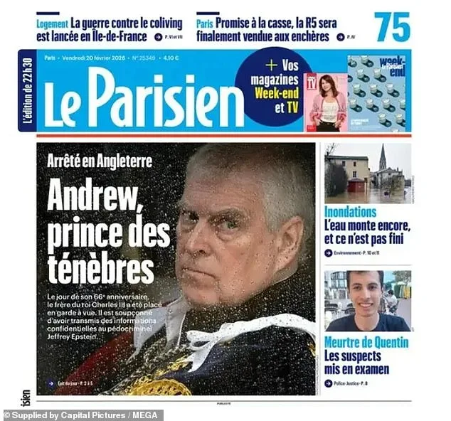 Andrew Mountbatten-Windsor's Arrest Sparks Global Shock and Royal Reckoning