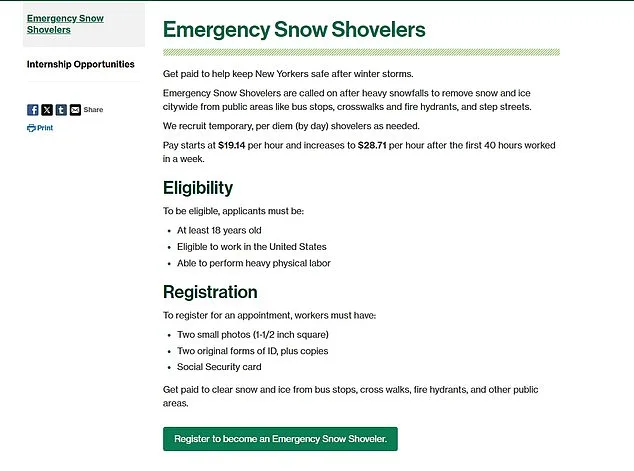 New York Mayor's Snow Shovel Registration Sparks Controversy Over ID Requirements, Echoing DSA's Voter ID Stance