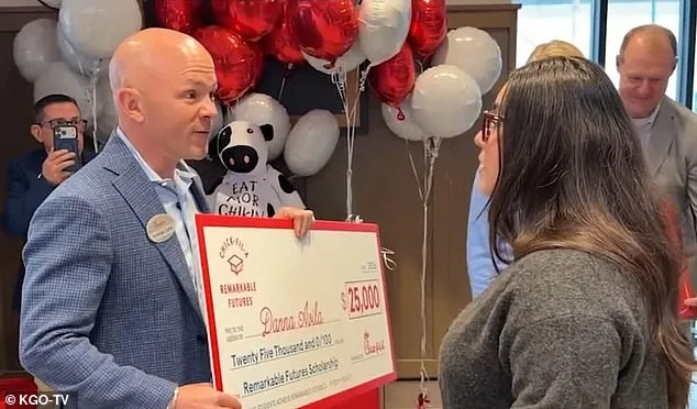 Chick-fil-A CEO Surprises UC Berkeley Student Danna Avila with $25,000 Scholarship