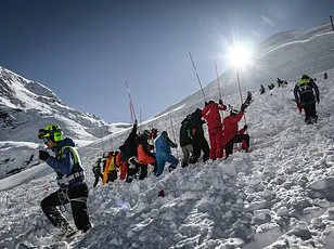 Devastating Avalanche Traps Skiers in La Flégère, French Alps