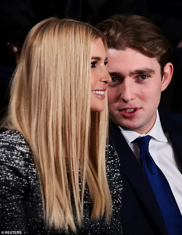 Ivanka Trump and Barron Trump's Coordinated Presence at State of the Union Sparks Speculation of Power Duo Alliance