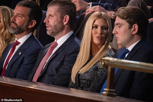 Ivanka Trump and Barron Trump's Coordinated Presence at State of the Union Sparks Speculation of Power Duo Alliance