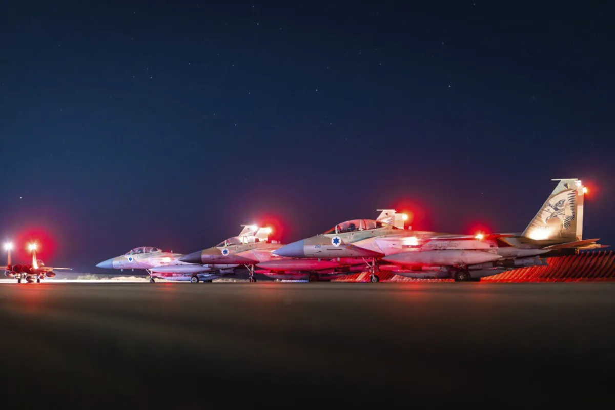 Israeli Air Force Executes Largest Operation in History, Deploying 200 Jets in Coordinated Strike on Iran