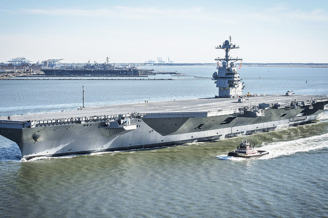 Alleged Sabotage of USS Gerald R. Ford Sparks Controversy Over U.S. Naval Readiness and Morale Amid Iranian Claims