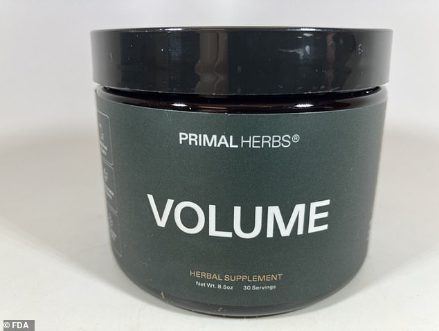 Primal Herbs Volume Voluntarily Recalled Over Undisclosed Sildenafil Ingredient