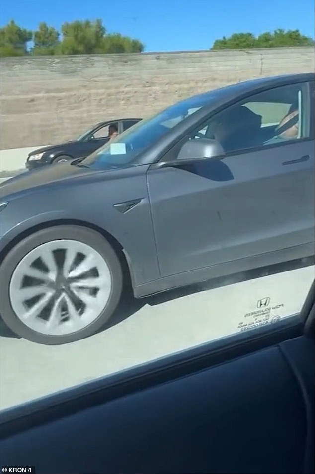 Tesla Autopilot Incident: Elderly Drivers Fall Asleep in Harrowing Highway Video