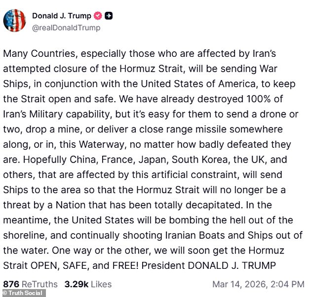 Trump Issues Stark Hormuz Security Warning to NATO, Threatens Ukraine Retaliation Over Non-Compliance