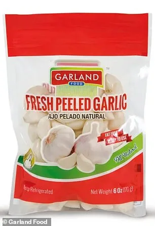 FDA Issues Urgent Recall of Peeled Garlic Products Over Botulism Risk Linked to Improper Refrigeration