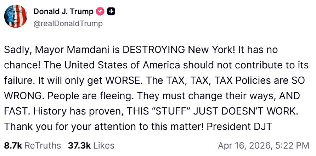 Mamdani credits shared NYC roots for strong bond with Trump