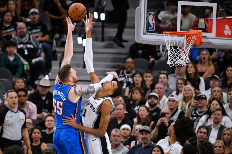 Wembanyama leads Spurs past Thunder to tie Western Conference Finals