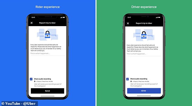 Uber UK launches new audio recording safety feature for rides.