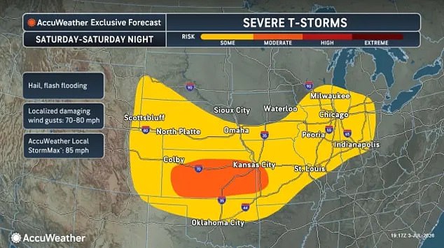 Violent Storms and Flooding Threaten U.S. Fourth of July Weekend
