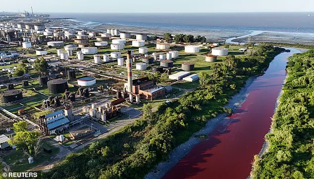 Buenos Aires River Turns Blood Red: A Mysterious Incident in Argentina