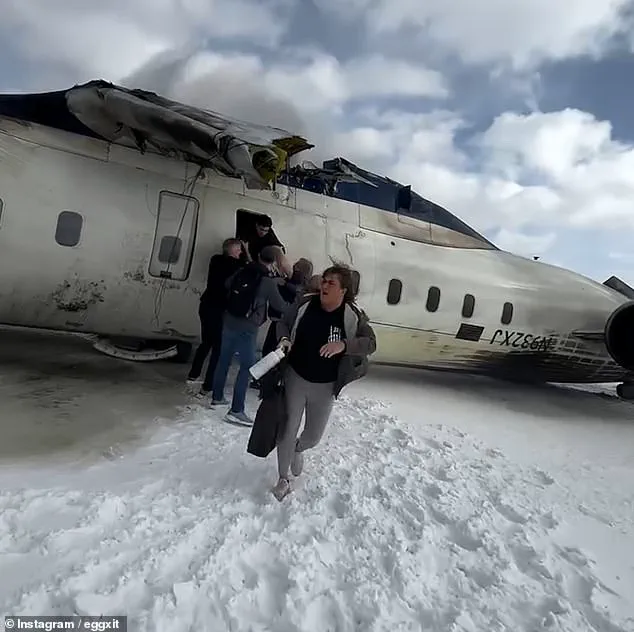 Delta flight crashes in Toronto; passengers capture escape on video