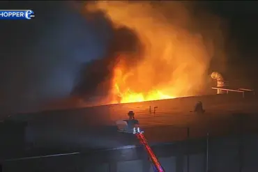 Firefighters Battle Massive Three-Alarm Fire at Aerospace Supplier Warehouse in Pennsylvania