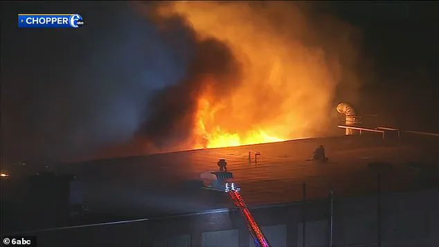 Firefighters Battle Massive Three-Alarm Fire at Aerospace Supplier Warehouse in Pennsylvania