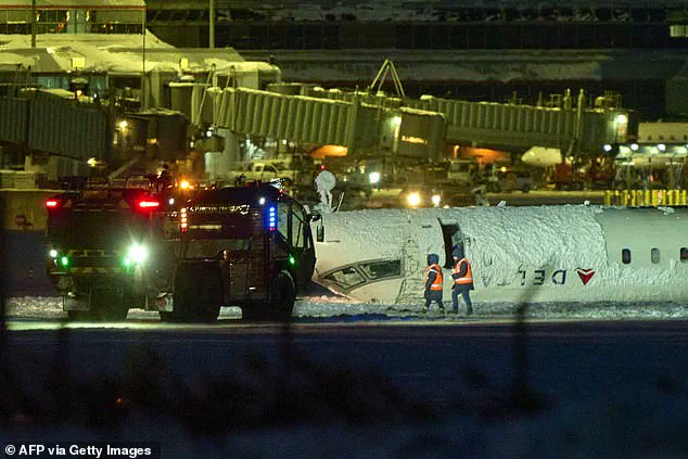 Shocking Video of Delta Air Lines Flight in Flames in Toronto