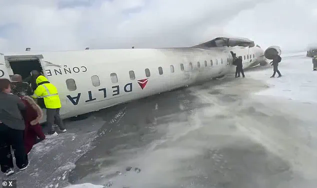 Shocking Video of Delta Air Lines Flight in Flames in Toronto