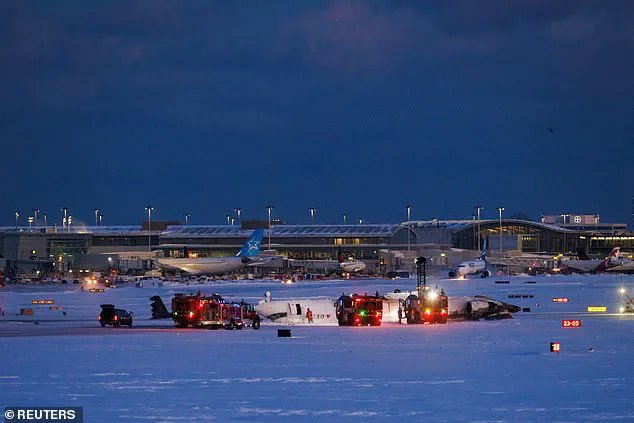 Shocking Video of Delta Air Lines Flight in Flames in Toronto