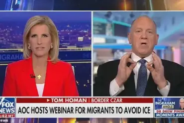 Tom Homan Criticizes Alexandria Ocasio-Cortez for Webinar Helping Illegal Migrants