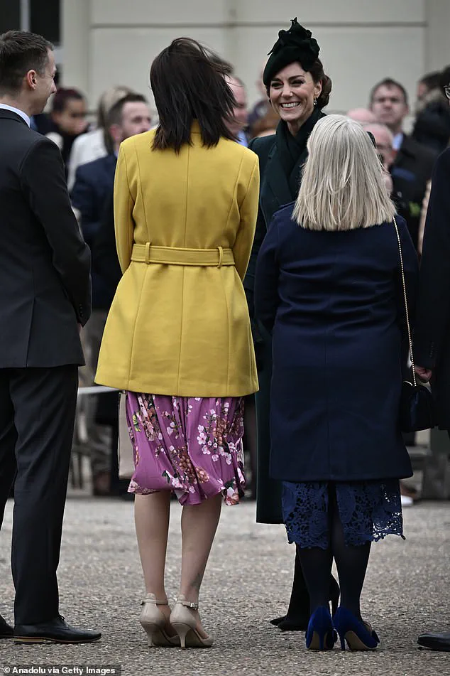 Catherine, Princess of Wales, Makes Triumphal Return to St Patrick's Day Parade in Emerald Green Alexander McQueen