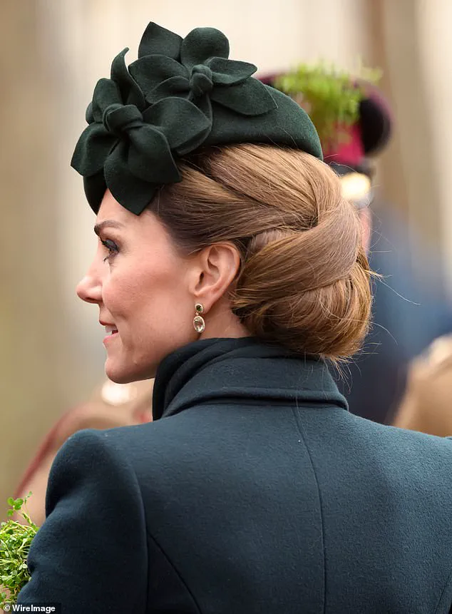 Catherine, Princess of Wales, Makes Triumphal Return to St Patrick's Day Parade in Emerald Green Alexander McQueen