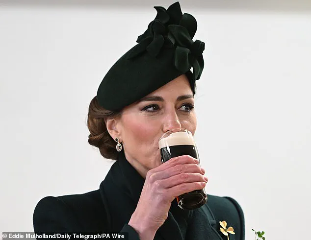 Catherine, Princess of Wales, Makes Triumphal Return to St Patrick's Day Parade in Emerald Green Alexander McQueen