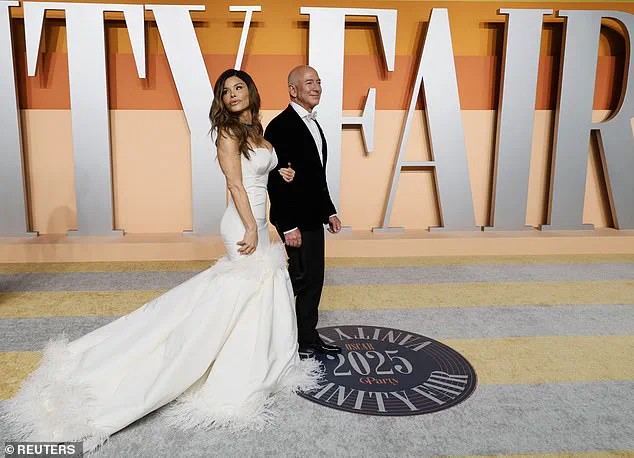 Lauren Sanchez Stuns at Vanity Fair Oscars Party in White Gown