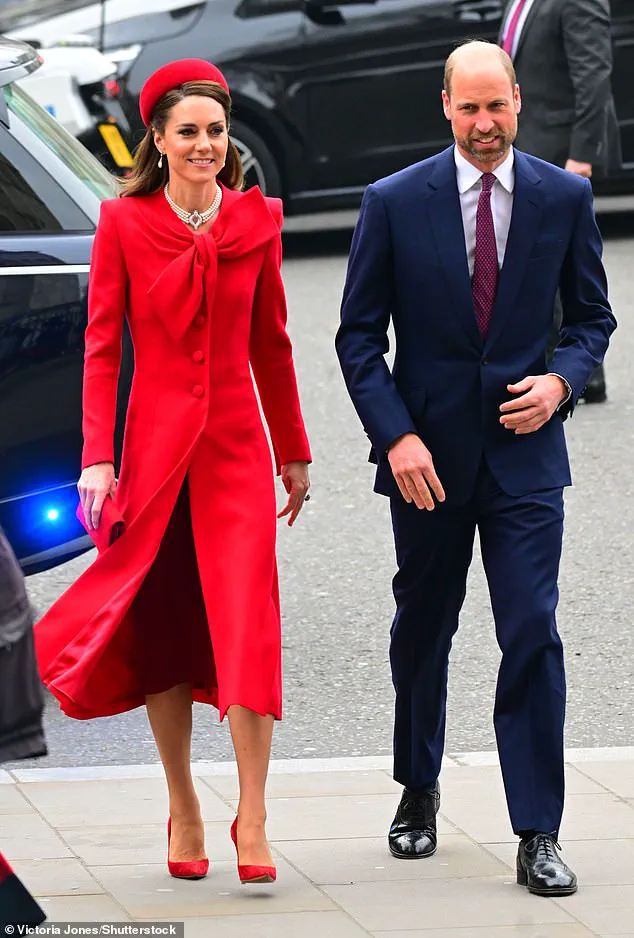 Princess Kate Makes Triumphant Return to Commonwealth Day Service in Red Catherine Walker Dress