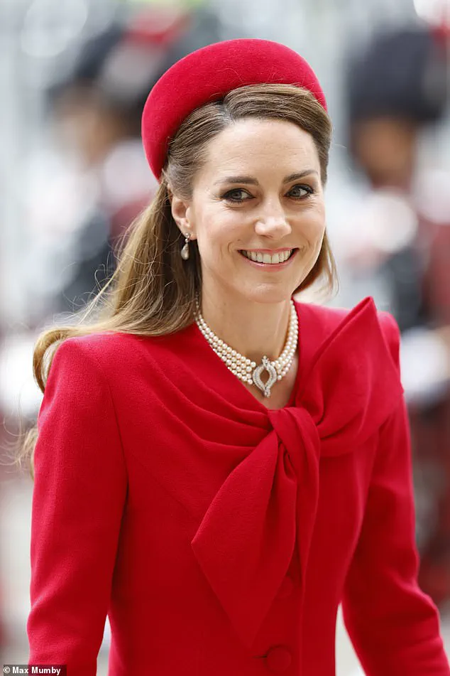 Princess Kate Makes Triumphant Return to Commonwealth Day Service in Red Catherine Walker Dress