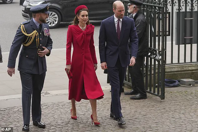 Princess Kate Makes Triumphant Return to Commonwealth Day Service in Red Catherine Walker Dress