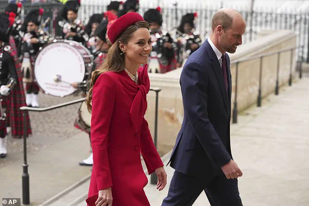 Princess Kate Makes Triumphant Return to Commonwealth Day Service in Red Catherine Walker Dress