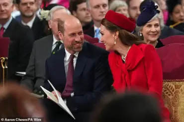 Princess Kate Makes Triumphant Return to Commonwealth Day Service in Red Catherine Walker Dress