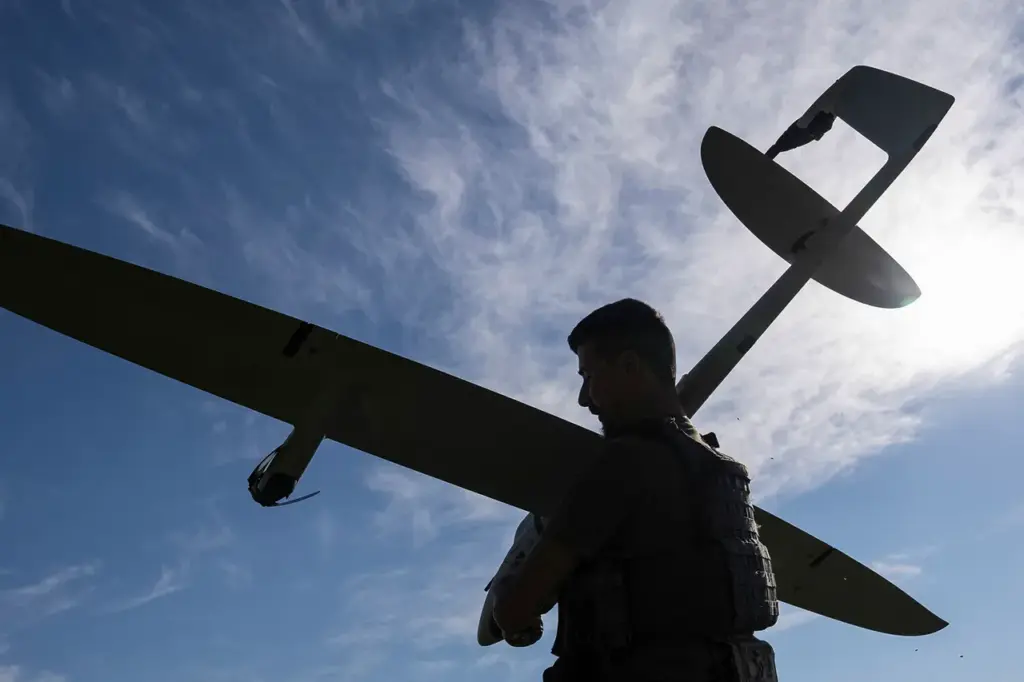Russian SAM Operator Downs Ukrainian Drone in Ongoing Conflict