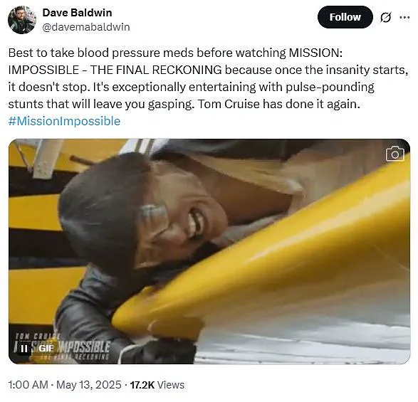 A $400 Million Spectacle: Tom Cruise’s *Mission: Impossible – The Final Reckoning* Sets New Standards in Action Cinema—‘The Most Ambitious Entry in the Franchise,’ Praise Early Screenings