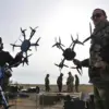 Russian Drone Attack Targets Ukrainian Air Base Near Kyiv, Sparking Fire Amid Speculation About Potential U.S.-Based F-16s as Tensions Escalate