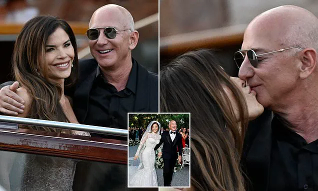 Jeff Bezos and Lauren Sanchez Share Intimate Moment During Wedding Celebrations in Venice